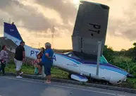 Avião faz pouso forçado em Barreirinhas-MA e mobiliza moradores