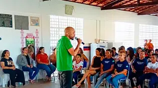 Arte pela Terra: Ação promove educação ambiental em escola de Coivaras