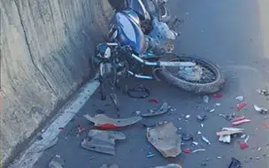 Motociclista fica gravemente ferido após cair de cima de viaduto em Teresina