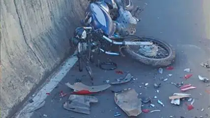 Motociclista fica gravemente ferido após cair de cima de viaduto em Teresina