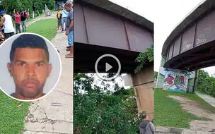 Motociclista de aplicativo morre após cair de ponte entre Teresina e Timon; Passageira ficou ferida