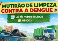 Prefeitura de Coivaras promove mutirão de limpeza contra a dengue