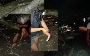 Árvore caída provoca acidente com moto e deixa jovem ferida na zona rural de Teresina