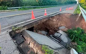 Trecho da BR-343 que liga Buriti dos Lopes a Parnaíba é interditado após cratera se abrir no local