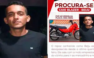 Jovem desaparece em Monsenhor Gil após pegar moto emprestada para ir ao mercado