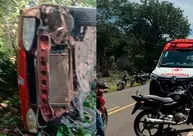 Idosa é arremessada de veículo e morre em acidente na BR-222 em Esperantina
