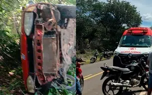 Idosa é arremessada de veículo e morre em acidente na BR-222 em Esperantina