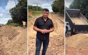 Prefeitura de Coivaras inicia obra de calçamento em rua importante da cidade