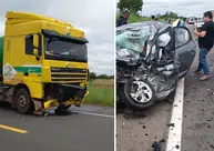 Colisão entre caminhão e carro deixa quatro mortos na BR-343 no Piauí