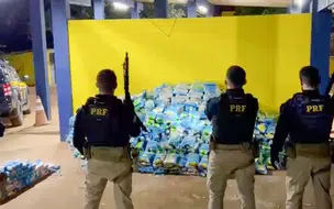 PRF apreende mais de 1,4 tonelada de drogas em fiscalização na BR-316, em Geminiano
