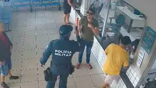 Vídeo mostra briga entre policial militar e caminhoneiro no interior do Piauí