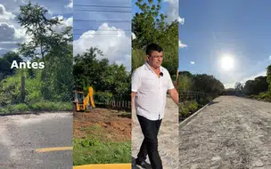 Prefeito João Mourão acompanha finalização de calçamento na Rua Arlindo de Oliveira