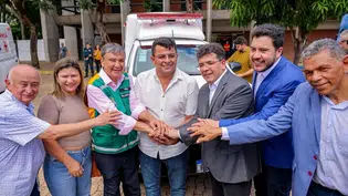 Prefeito João Moura recebe nova ambulância para reforçar saúde em Coivaras