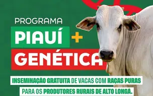 Alto Longá adere ao Programa Piauí + Genética para fortalecer pecuária local