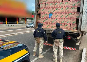 PRF apreende mais de meio milhão de cigarros contrabandeados em Teresina