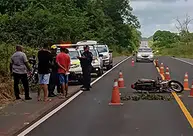Colisão entre moto e bicicleta deixa uma pessoa morta no Rodoanel de Teresina