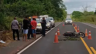 Colisão entre moto e bicicleta deixa uma pessoa morta no Rodoanel de Teresina