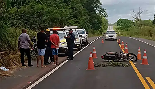 Colisão entre moto e bicicleta deixa uma pessoa morta no Rodoanel de Teresina