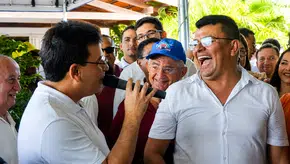 Momentos de descontração em Coivaras.