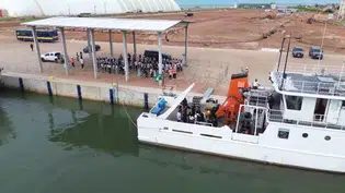 Estudantes piauienses vivenciam experiência científica a bordo de navio da Marinha do Brasil