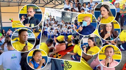 Prefeitura de Altos promove ação educativa do Maio Amarelo no Colégio César Leal
