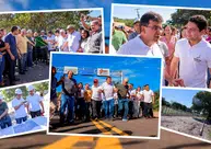 Rafael Fonteles inaugura recuperação da PI-220 em Pau D’Arco do Piauí