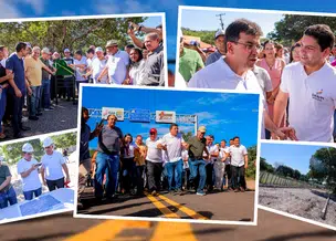 Rafael Fonteles inaugura recuperação da PI-220 em Pau D’Arco do Piauí