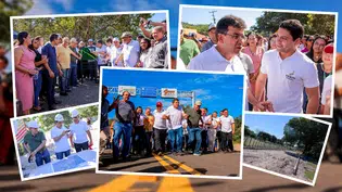 Rafael Fonteles inaugura recuperação da PI-220 em Pau D’Arco do Piauí
