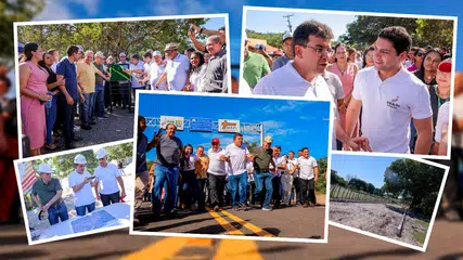 Rafael Fonteles inaugura recuperação da PI-220 em Pau D’Arco do Piauí