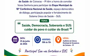 Coivaras promove Etapa Municipal da 18ª Conferência Nacional de Saúde