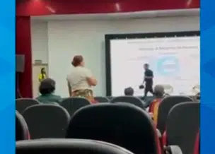 Palestrante cobrado por pensão alimentícia ao vivo durante evento é preso em Teresina