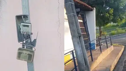 Morador denuncia risco de choque elétrico próximo a creche no bairro Três Andares