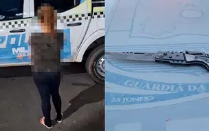 Mulher é conduzida após invadir escola e agredir aluno autista em Pio IX