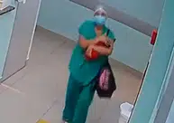 Vídeo: Veja momento em que recém-nascido é levado por suspeita de tentativa de sequestro