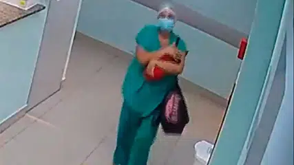 Vídeo: Veja momento em que recém-nascido é levado por suspeita de tentativa de sequestro