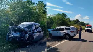Acidente na BR-343 deixa dois feridos entre Parnaíba e Buriti dos Lopes