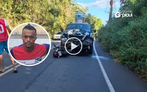 Motociclista morre em grave acidente na estrada da Cacimba Velha, em Teresina