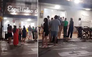 Princípio de incêndio assusta clientes em espetaria na zona sul de Teresina