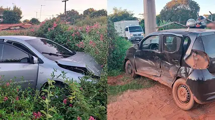 Acidente deixa cinco pessoas feridas na zona rural de Teresina
