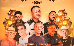 Festejos de Curralinhos terão grandes atrações nos dias 28 e 29 de agosto