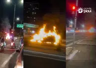 Carro pega fogo na Avenida João XXIII e causa congestionamento em Teresina