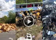 Grave acidente entre ônibus e carreta deixa mortos na BR-316, entre Timon e Caxias