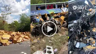 Grave acidente entre ônibus e carreta deixa mortos na BR-316, entre Timon e Caxias