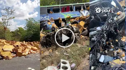 Grave acidente entre ônibus e carreta deixa mortos na BR-316, entre Timon e Caxias