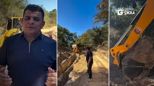 Nova passagem molhada começa a ser construída na localidade Benjamin, em Coivaras