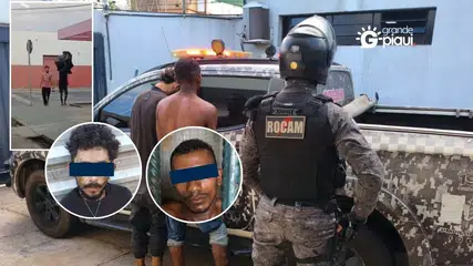 Presa dupla filmada durante furto a comércio no Centro de Teresina