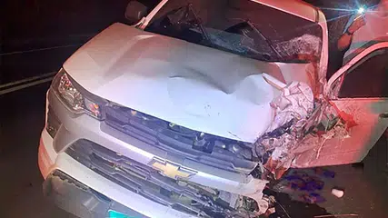Grave acidente envolvendo moto e caminhonete deixa um morto na BR-343 em Amarante