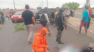 Acidente envolvendo duas motos resulta em dois feridos na zona norte de Teresina
