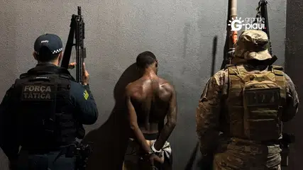 Homem é preso suspeito de tráfico de drogas durante ação da PM em Picos