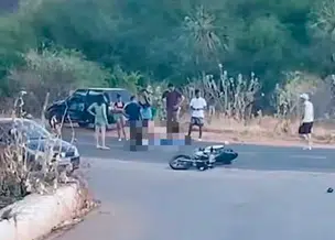Entregador morre em acidente envolvendo carro e moto na PI 375, em Picos